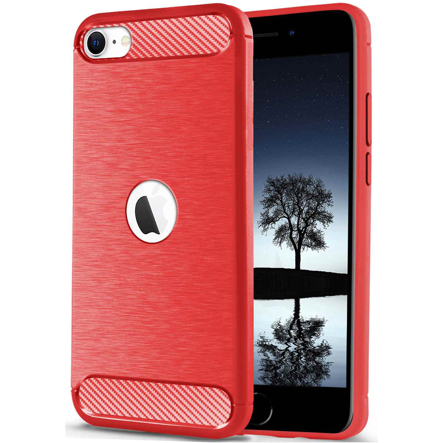 ONEFLOW Shift Case iPhone SE (2020) Carbon Optik gebürstet Hauptbild