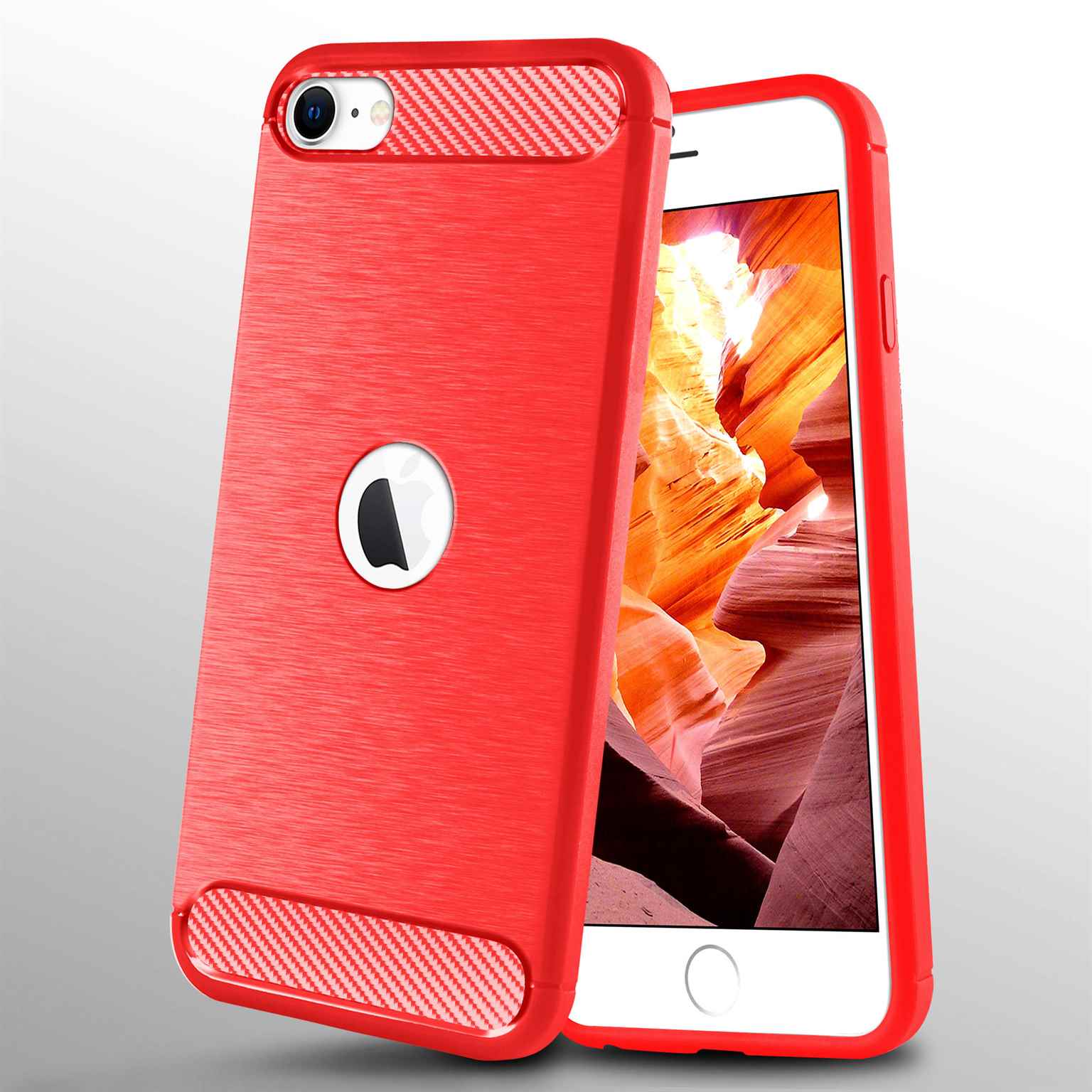 ONEFLOW Shift Case iPhone SE (2020) Carbon Optik gebürstet – Weiteres Produktbild 4