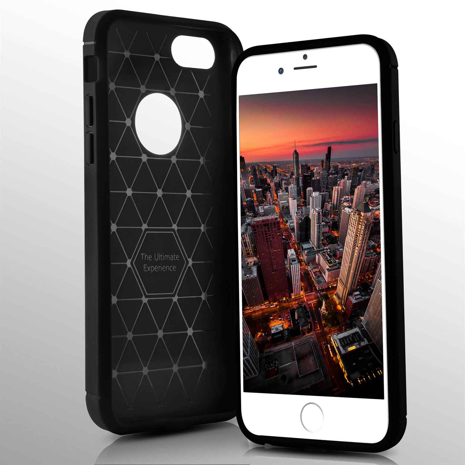 ONEFLOW Shift Case iPhone SE (2020) Carbon Optik gebürstet – Weiteres Produktbild 2