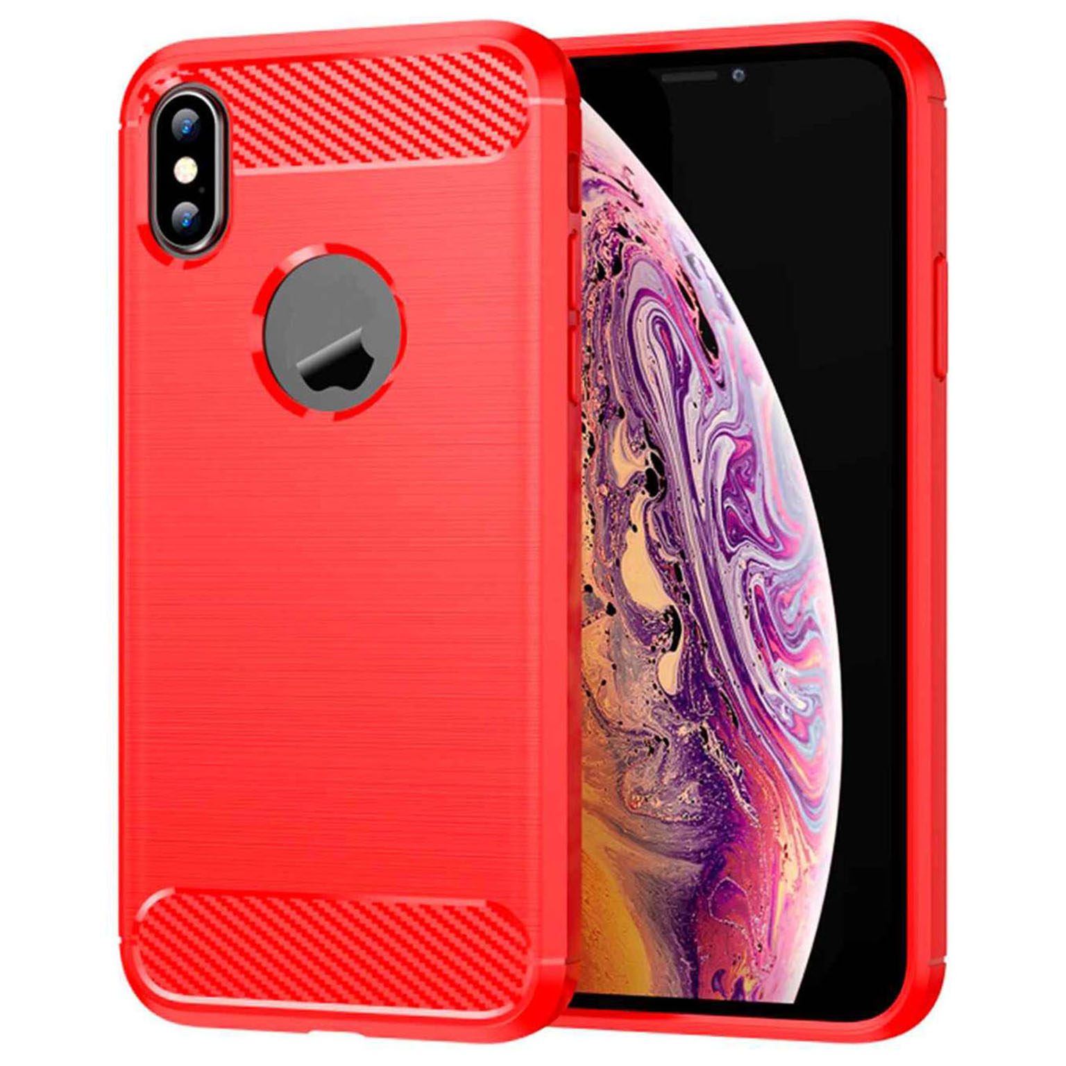 ONEFLOW Shift Case iPhone X Carbon Optik gebürstet – Weiteres Produktbild 1 ONEFLOW Shift Case iPhone X Carbon Optik gebürstet – Weiteres Produktbild 1