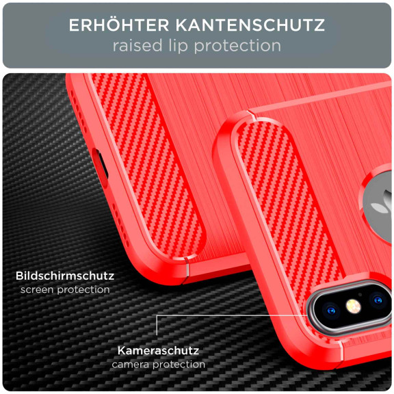 ONEFLOW Shift Case iPhone X Carbon Optik gebürstet – Weiteres Produktbild 2 ONEFLOW Shift Case iPhone X Carbon Optik gebürstet – Weiteres Produktbild 2