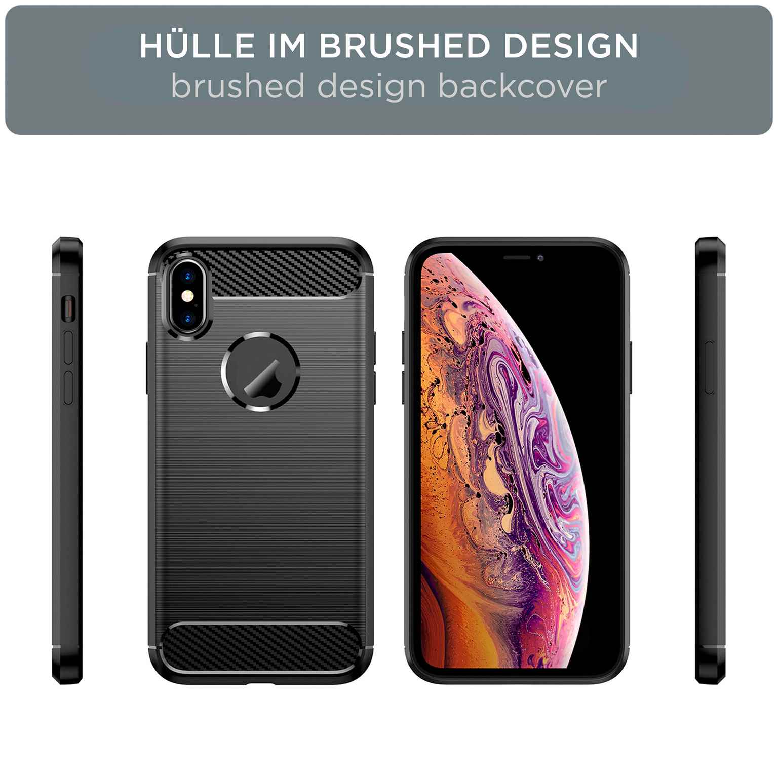 ONEFLOW Shift Case iPhone X Carbon Optik gebürstet – Weiteres Produktbild 6 ONEFLOW Shift Case iPhone X Carbon Optik gebürstet – Weiteres Produktbild 6