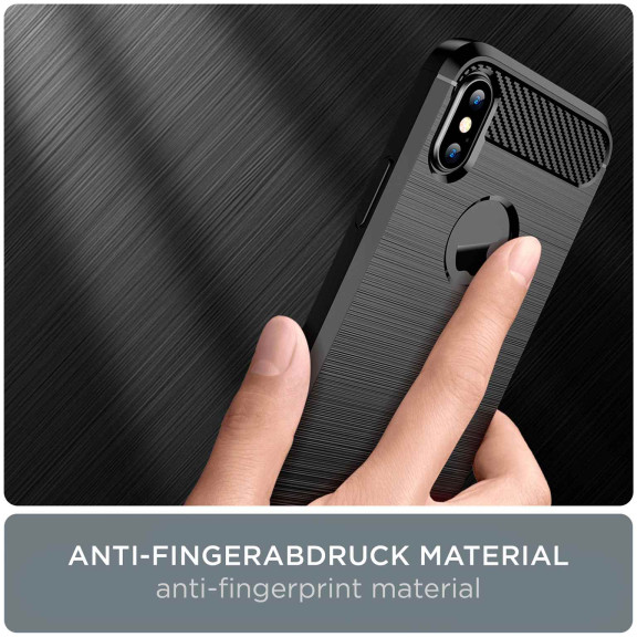 ONEFLOW Shift Case iPhone XS Carbon Optik gebürstet – Weiteres Produktbild 4 ONEFLOW Shift Case iPhone XS Carbon Optik gebürstet – Weiteres Produktbild 4