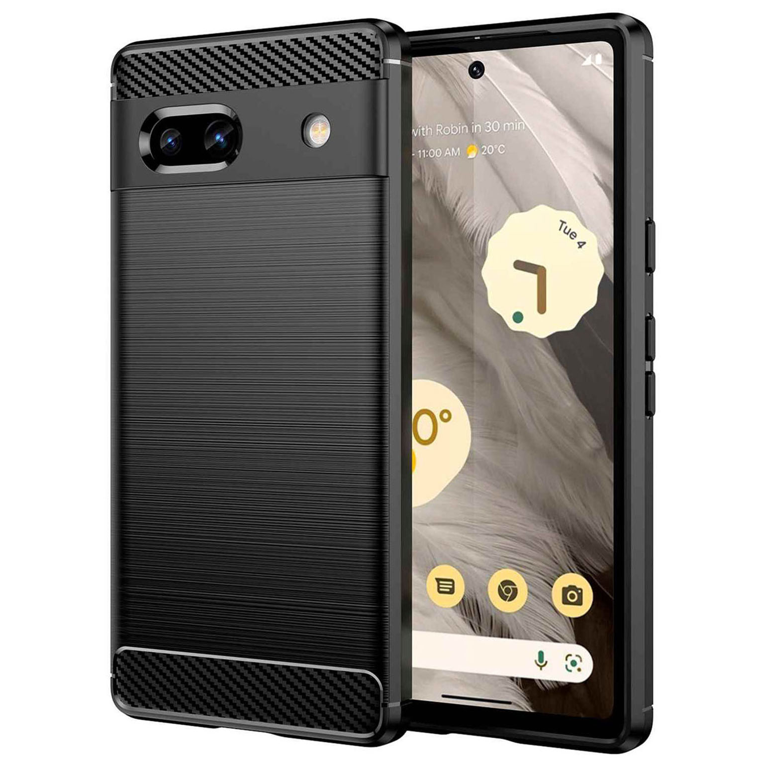 ONEFLOW Shift Case Google Pixel 7a Carbon Optik gebürstet – undefined
