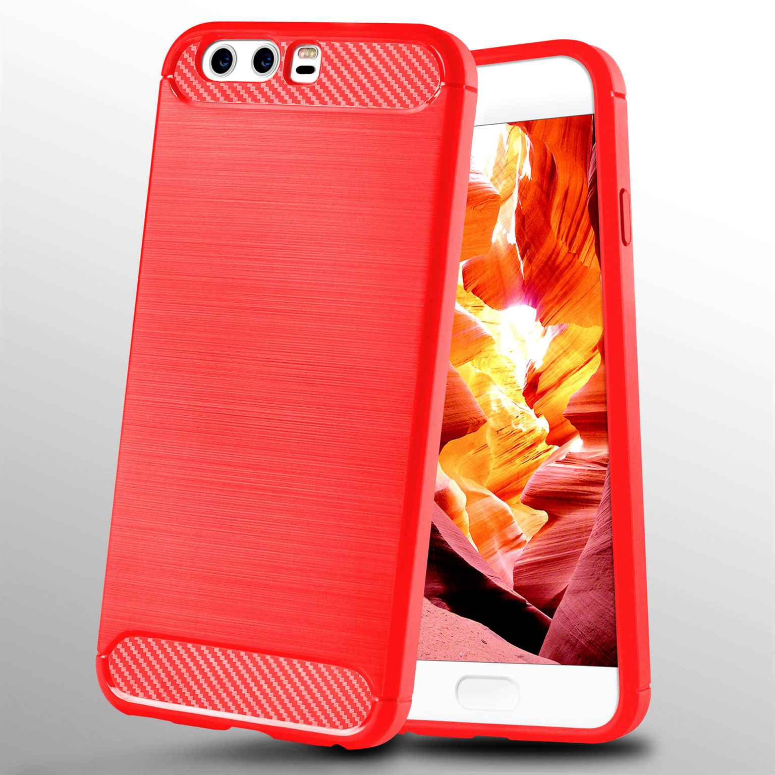 ONEFLOW Shift Case Huawei P10 Carbon Optik gebürstet – Weiteres Produktbild 4
