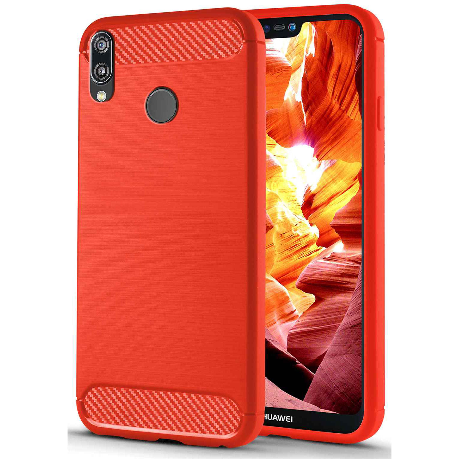 ONEFLOW Shift Case Huawei P20 Lite Carbon Optik gebürstet – undefined