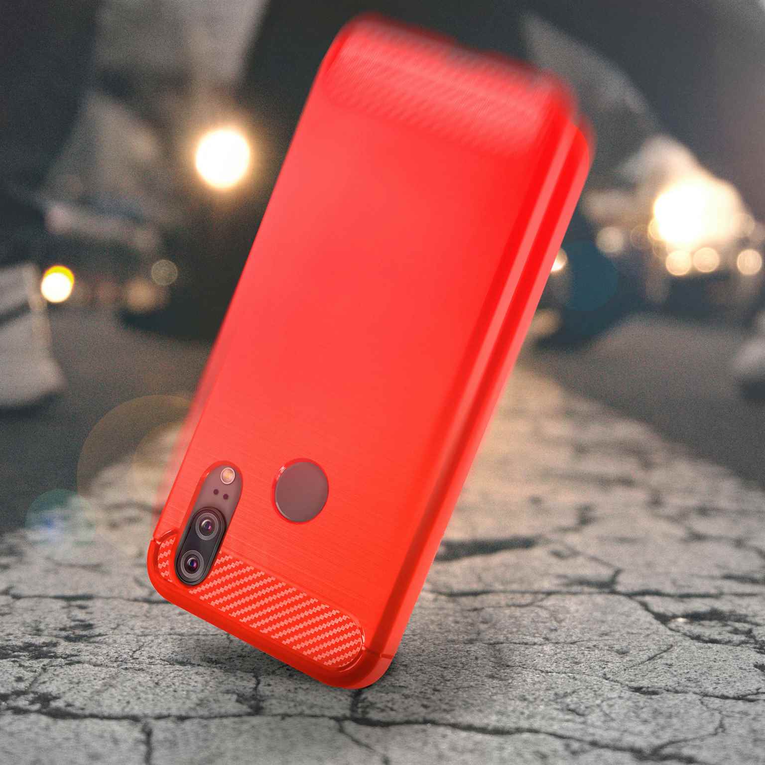 ONEFLOW Shift Case Huawei P20 Lite Carbon Optik gebürstet – Weiteres Produktbild 6