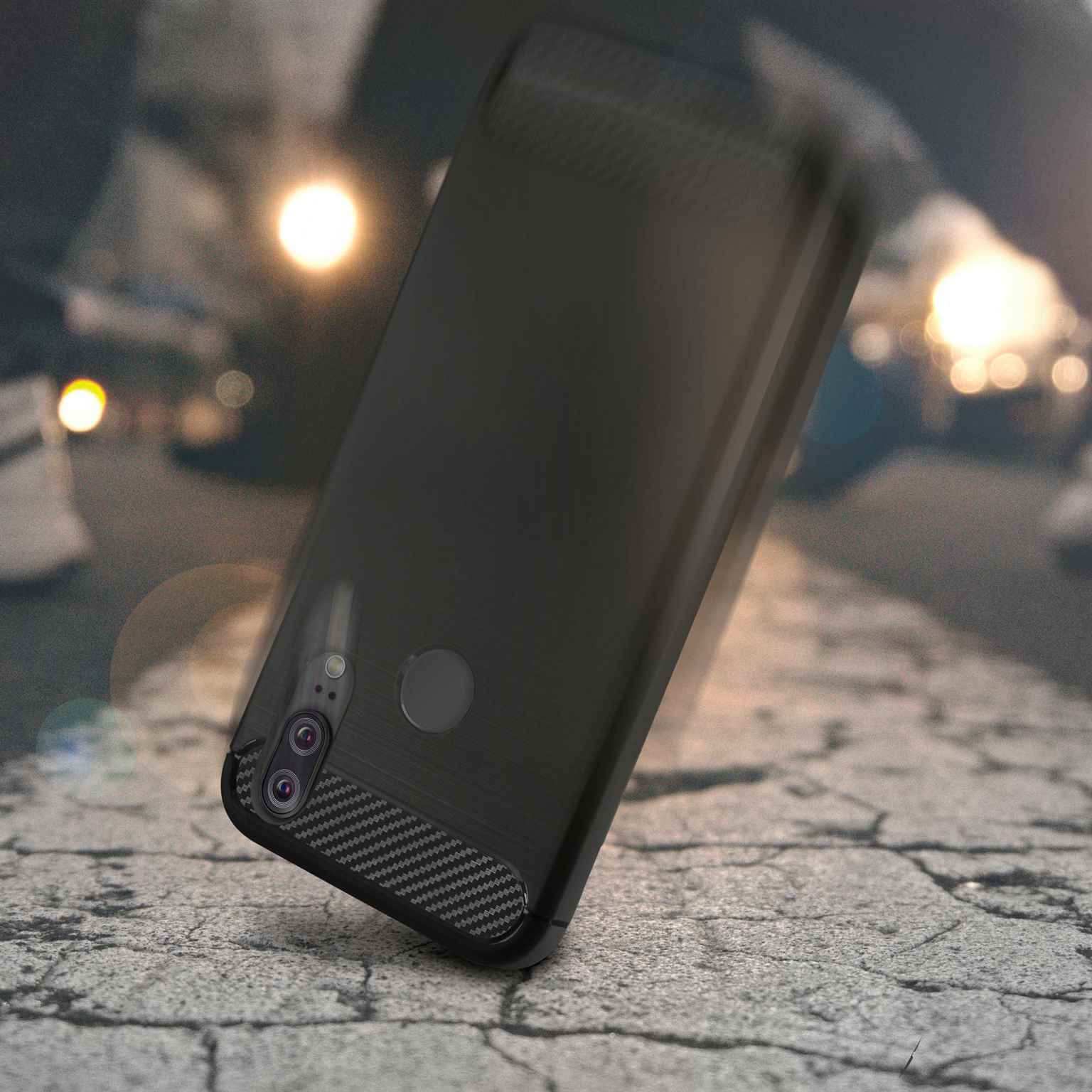 ONEFLOW Shift Case Huawei P20 Lite Carbon Optik gebürstet – Weiteres Produktbild 6