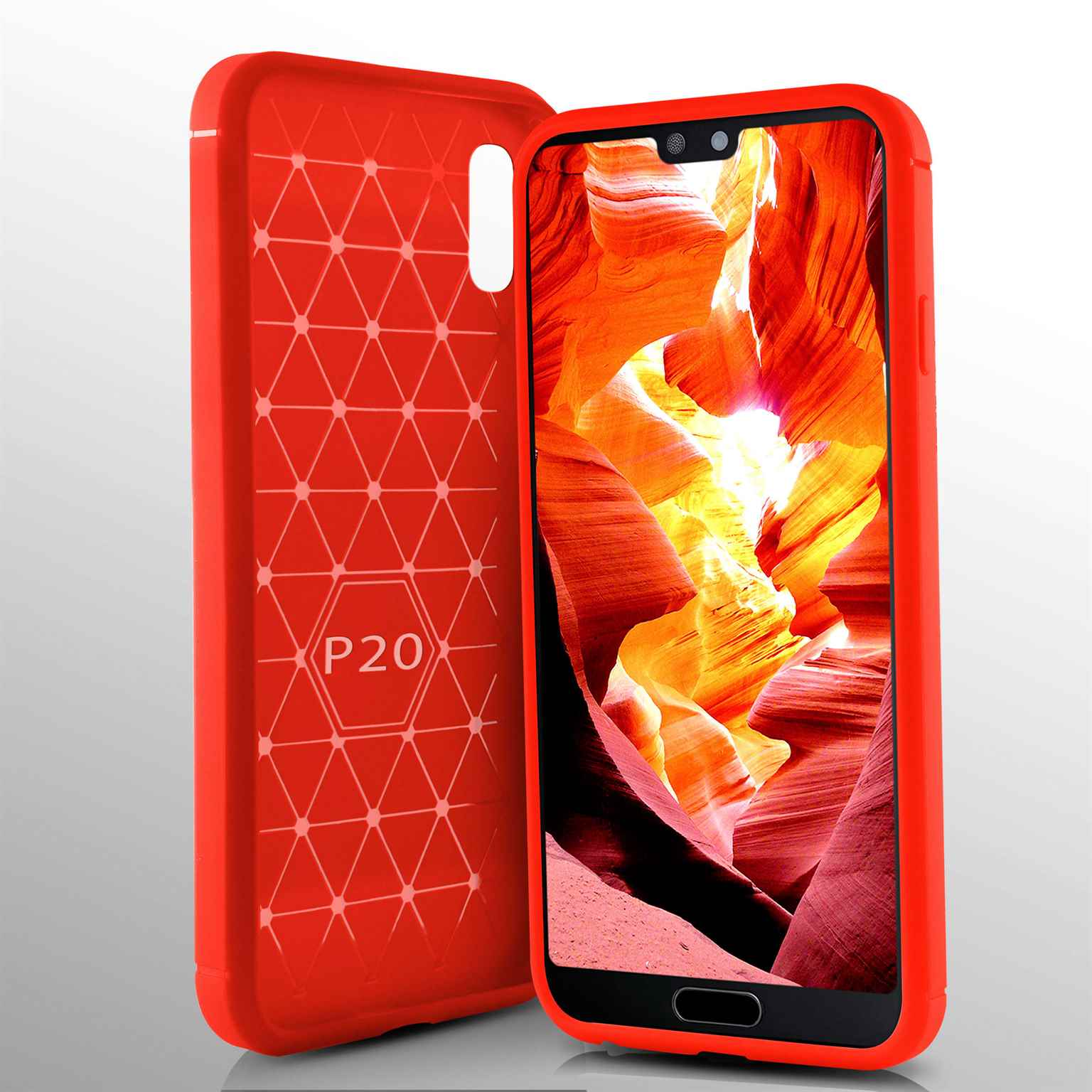 ONEFLOW Shift Case Huawei P20 Carbon Optik gebürstet – Weiteres Produktbild 2