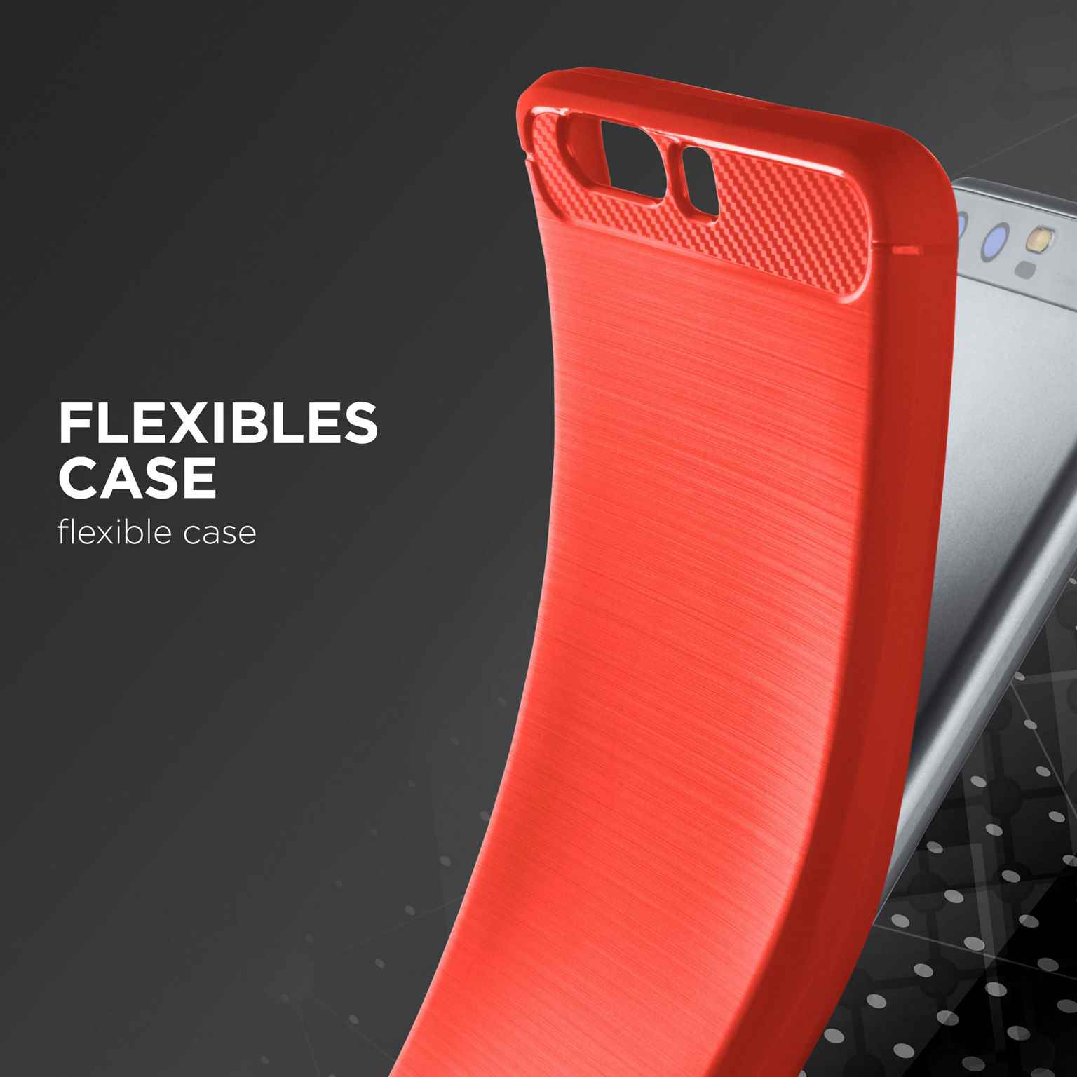 ONEFLOW Shift Case Huawei P20 Carbon Optik gebürstet – Weiteres Produktbild 3