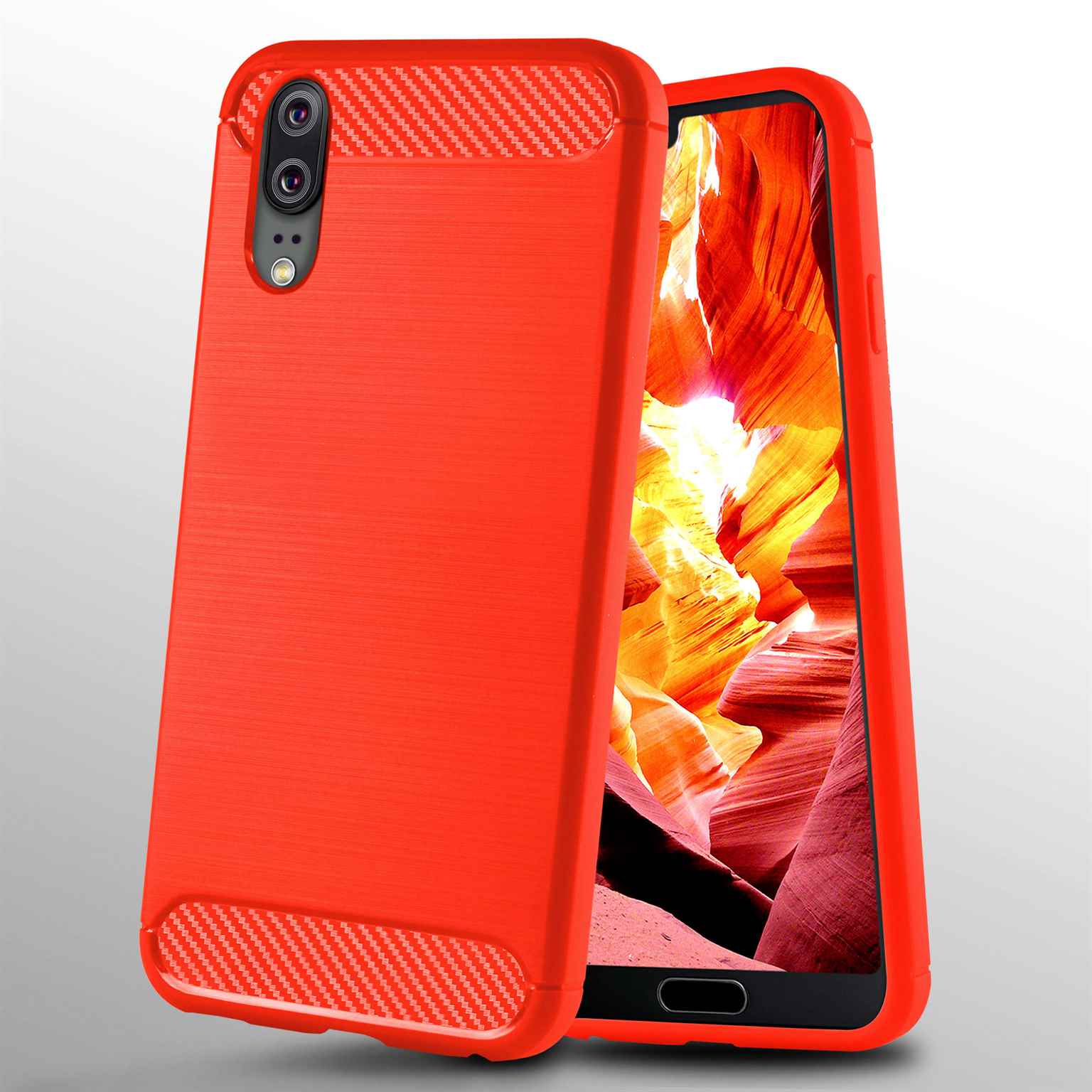 ONEFLOW Shift Case Huawei P20 Carbon Optik gebürstet – Weiteres Produktbild 4
