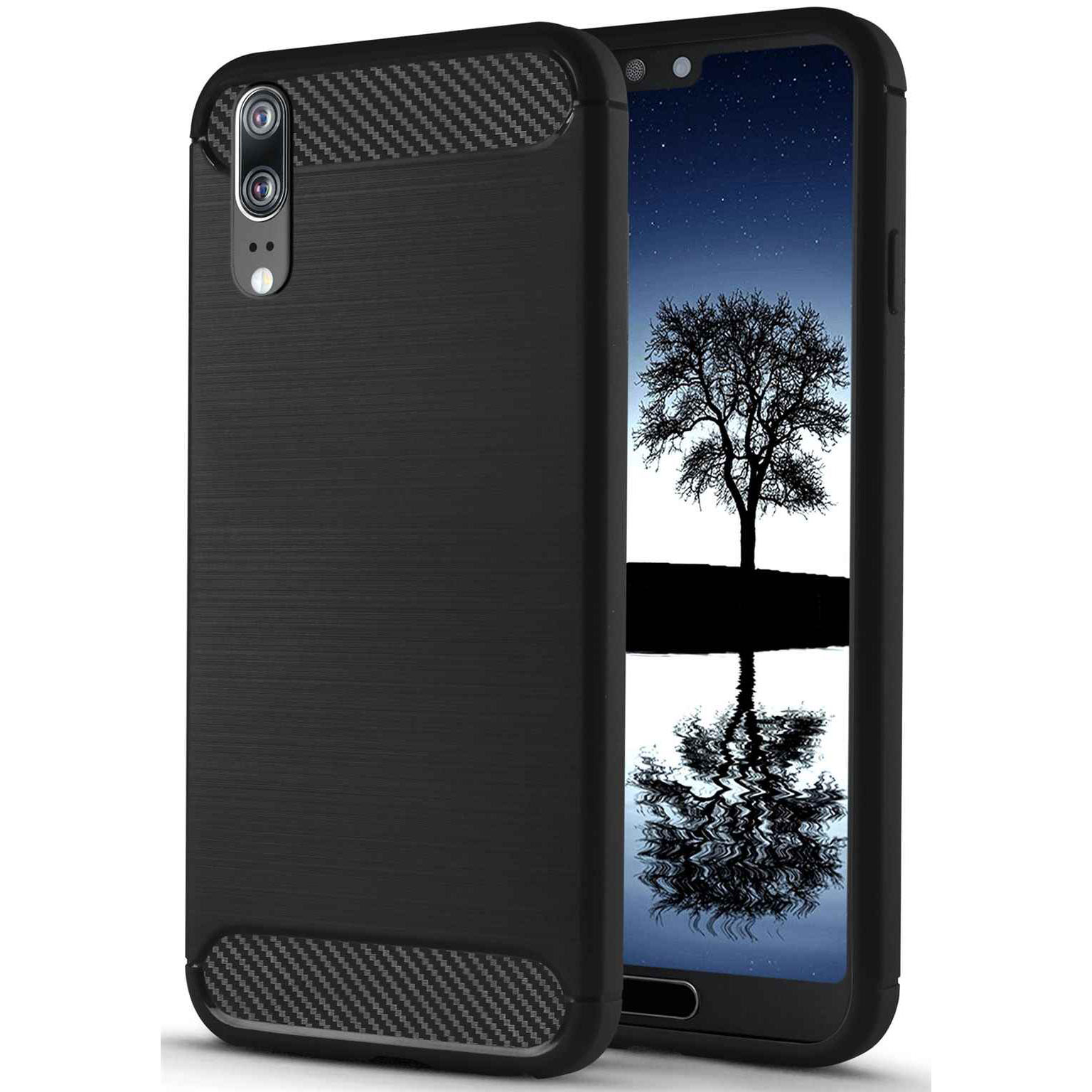 ONEFLOW Shift Case Huawei P20 Carbon Optik gebürstet Hauptbild