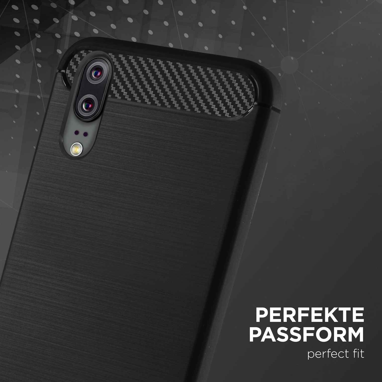 ONEFLOW Shift Case Huawei P20 Carbon Optik gebürstet – Weiteres Produktbild 2 ONEFLOW Shift Case Huawei P20 Carbon Optik gebürstet – Weiteres Produktbild 2
