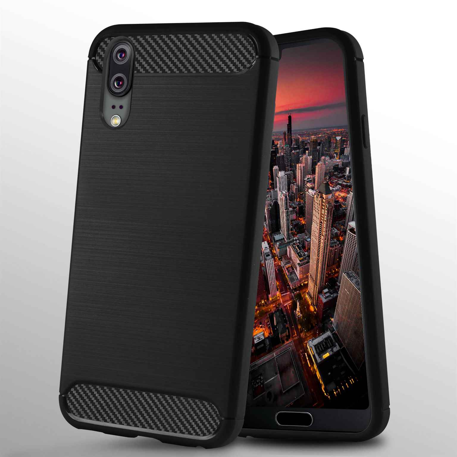 ONEFLOW Shift Case Huawei P20 Carbon Optik gebürstet – Weiteres Produktbild 4