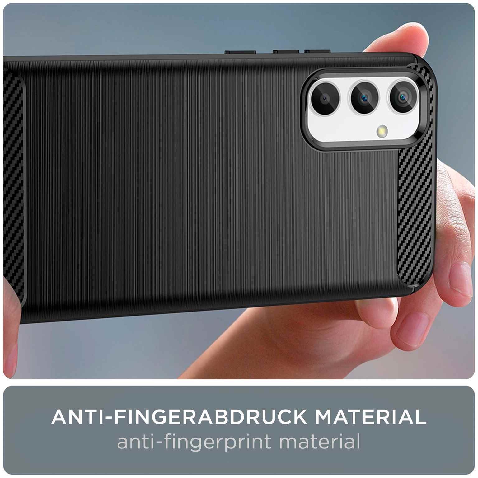 ONEFLOW Shift Case Samsung Galaxy A34 5G Carbon Optik gebürstet – Weiteres Produktbild 3