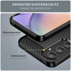 ONEFLOW Shift Case Samsung Galaxy A35 5G Carbon Optik gebürstet – Produktbild 2