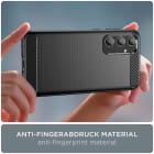 ONEFLOW Shift Case Samsung Galaxy A35 5G Carbon Optik gebürstet – Produktbild 4