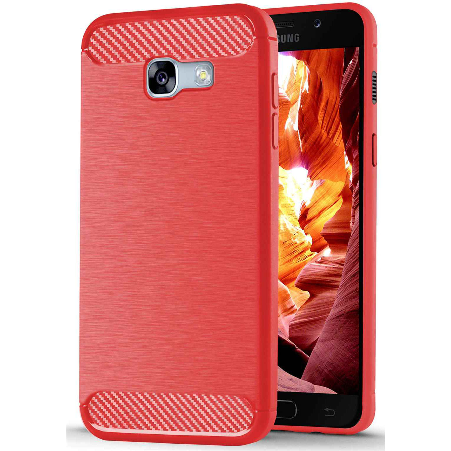 ONEFLOW Shift Case Samsung Galaxy A5 (2017) Carbon Optik gebürstet – undefined