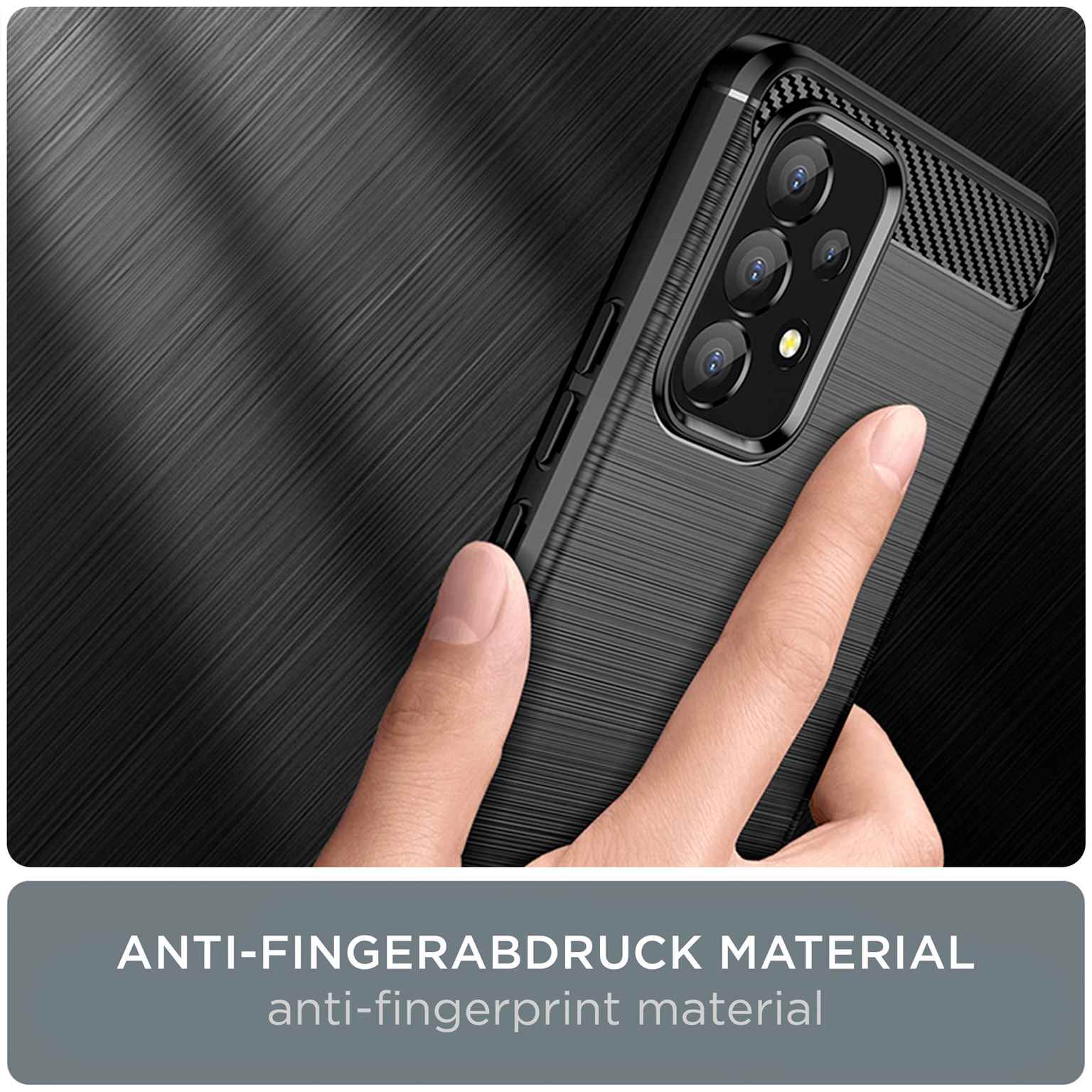 ONEFLOW Shift Case Samsung Galaxy A53 5G Carbon Optik gebürstet – Weiteres Produktbild 4
