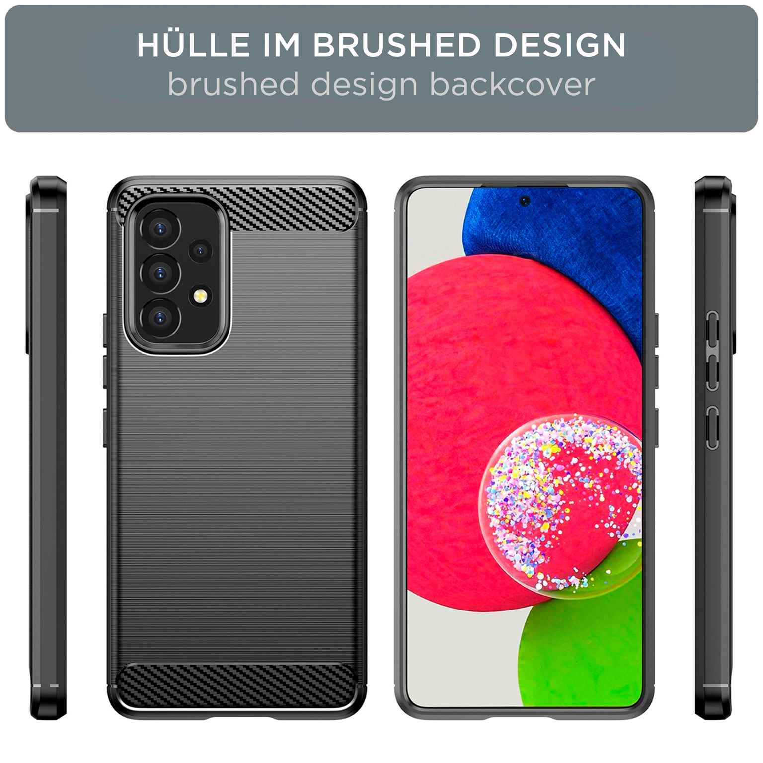 ONEFLOW Shift Case Samsung Galaxy A53 5G Carbon Optik gebürstet – Weiteres Produktbild 6