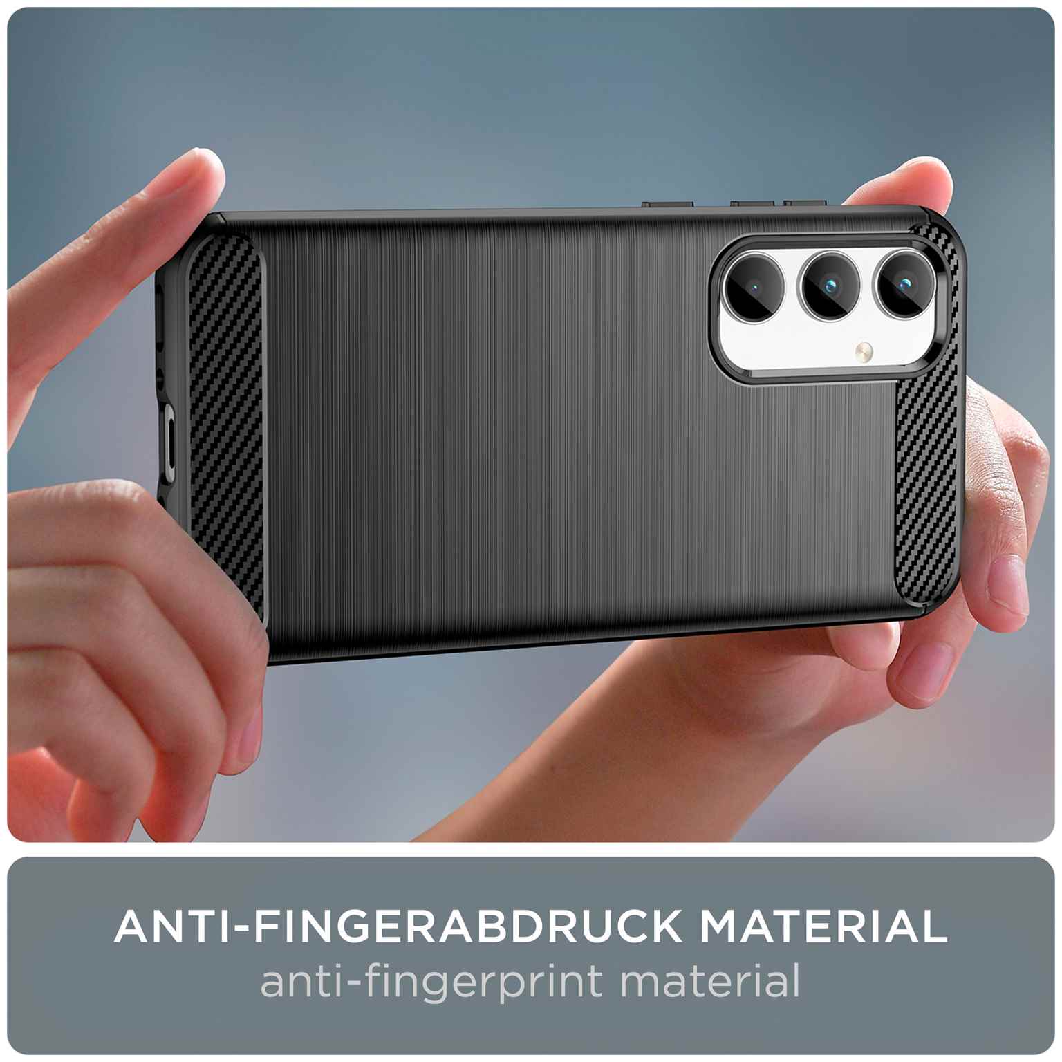 ONEFLOW Shift Case Samsung Galaxy A55 5G Carbon Optik gebürstet – Weiteres Produktbild 4 ONEFLOW Shift Case Samsung Galaxy A55 5G Carbon Optik gebürstet – Weiteres Produktbild 4