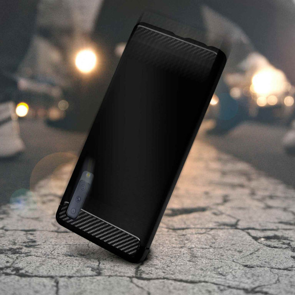 ONEFLOW Shift Case Samsung Galaxy A7 (2018) Carbon Optik gebürstet – Weiteres Produktbild 6