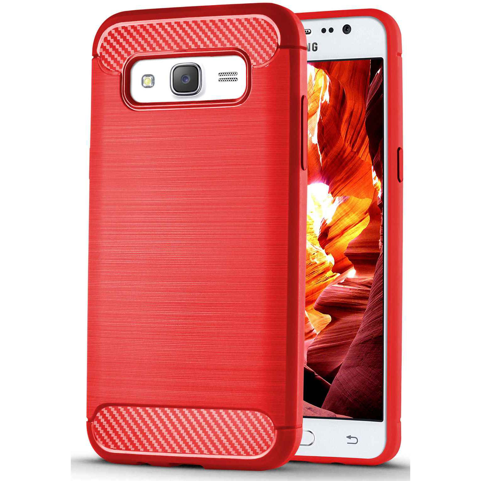 ONEFLOW Shift Case Samsung Galaxy J5 (2015) Carbon Optik gebürstet – undefined