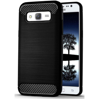 ONEFLOW Shift Case Samsung Galaxy J5 (2015) Carbon Optik gebürstet – Drift