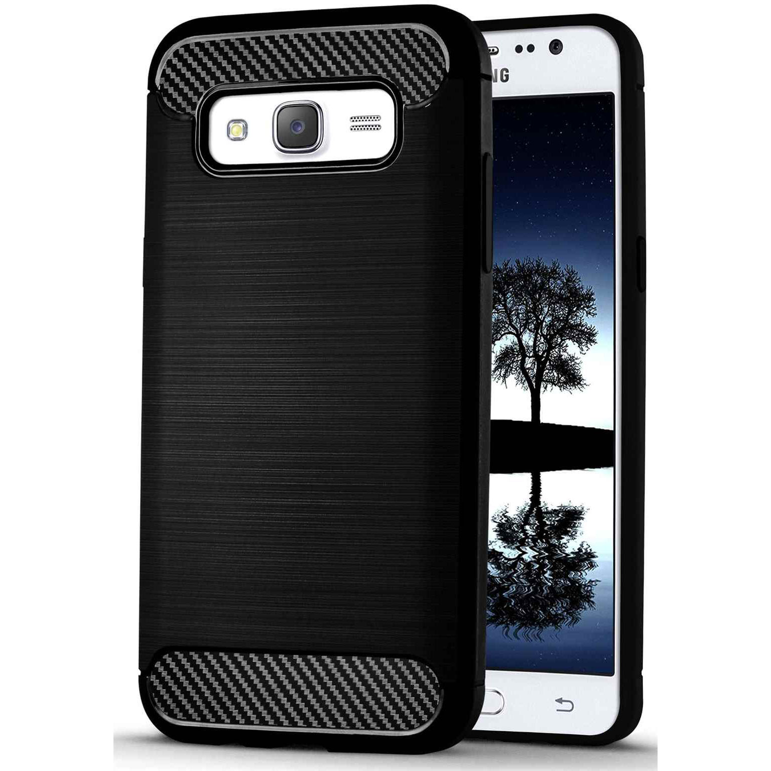 ONEFLOW Shift Case Samsung Galaxy J5 (2015) Carbon Optik gebürstet – Drift