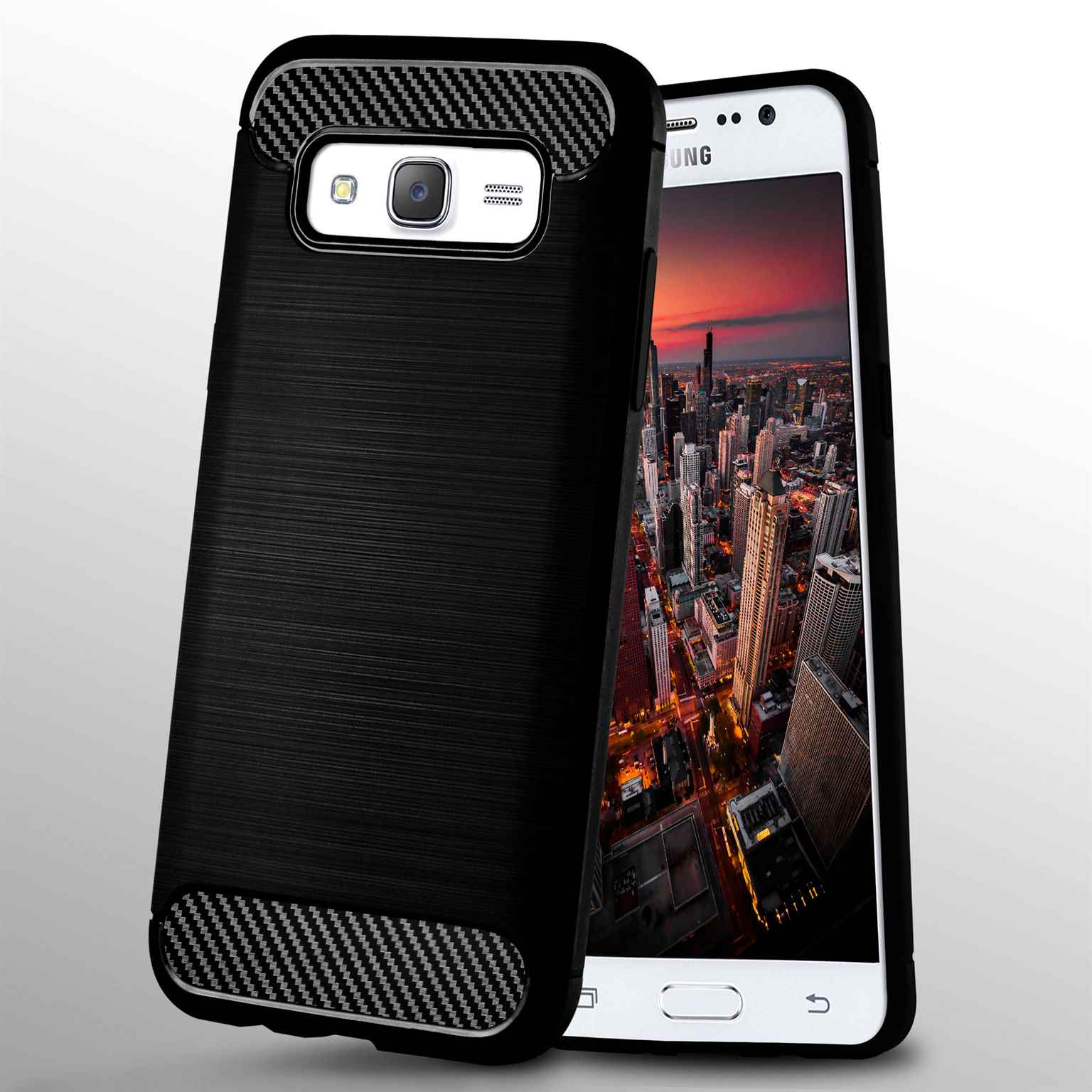 ONEFLOW Shift Case Samsung Galaxy J5 (2015) Carbon Optik gebürstet – Weiteres Produktbild 5