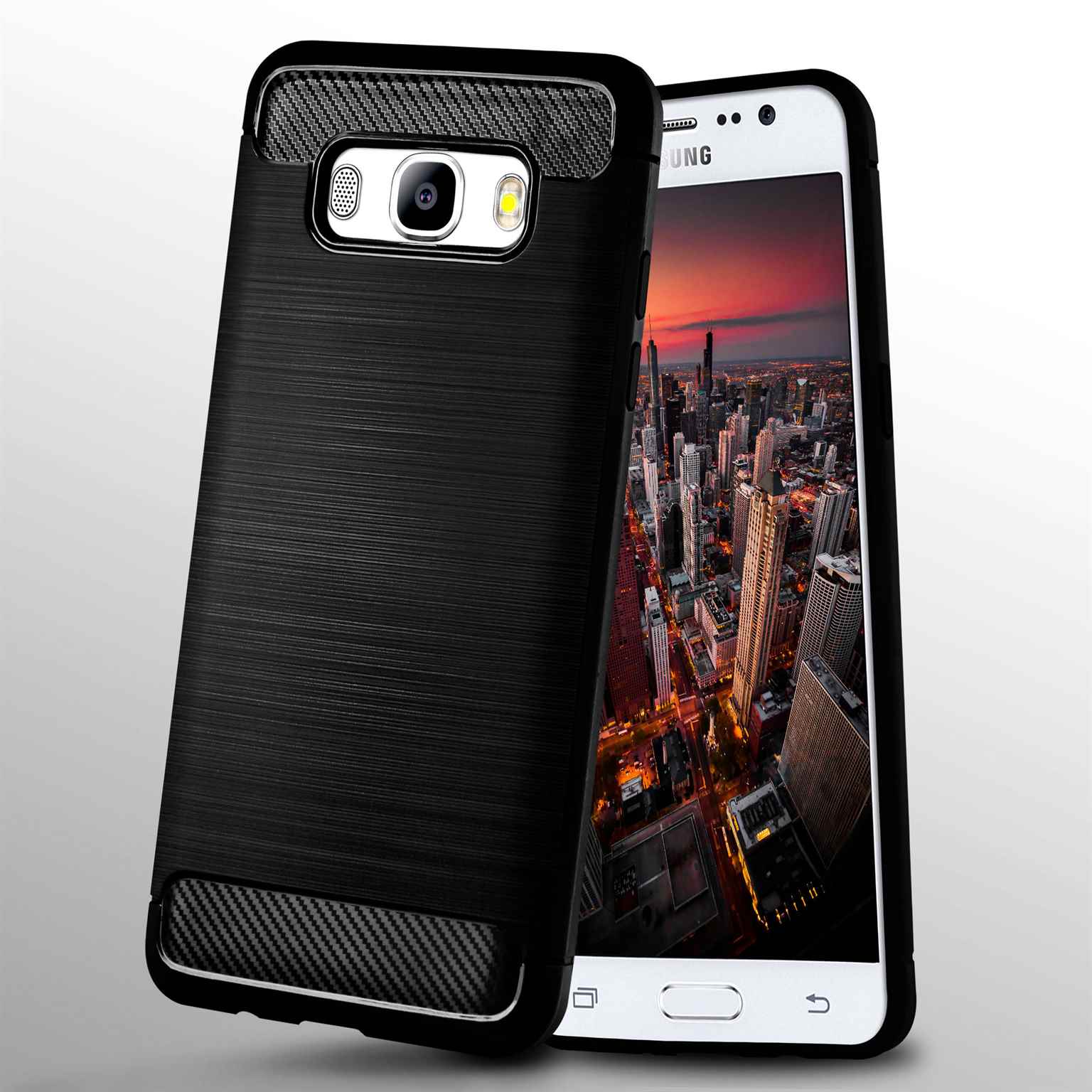 ONEFLOW Shift Case Samsung Galaxy J5 (2016) Carbon Optik gebürstet – Weiteres Produktbild 5