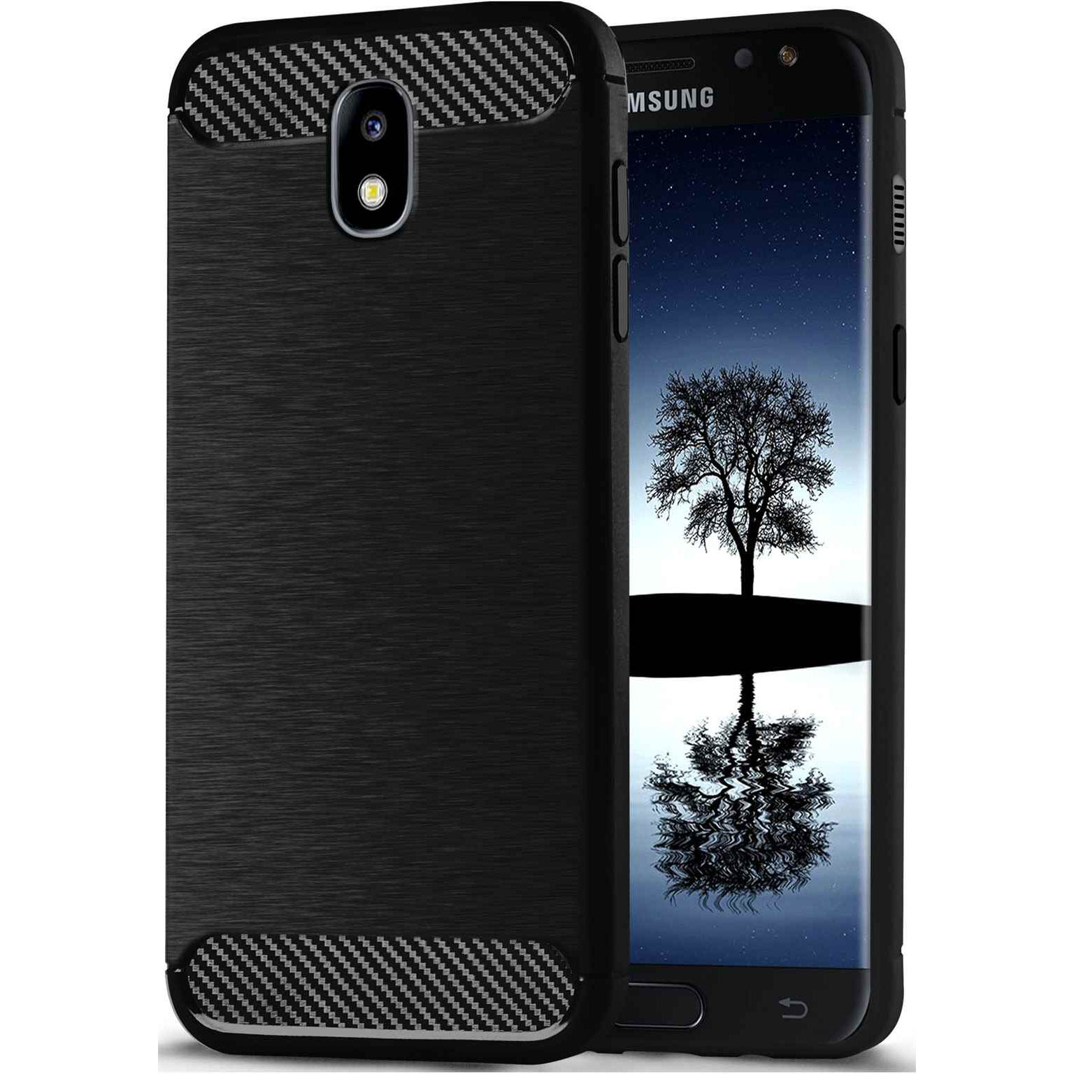 ONEFLOW Shift Case Samsung Galaxy J5 (2017) Carbon Optik gebürstet – undefined