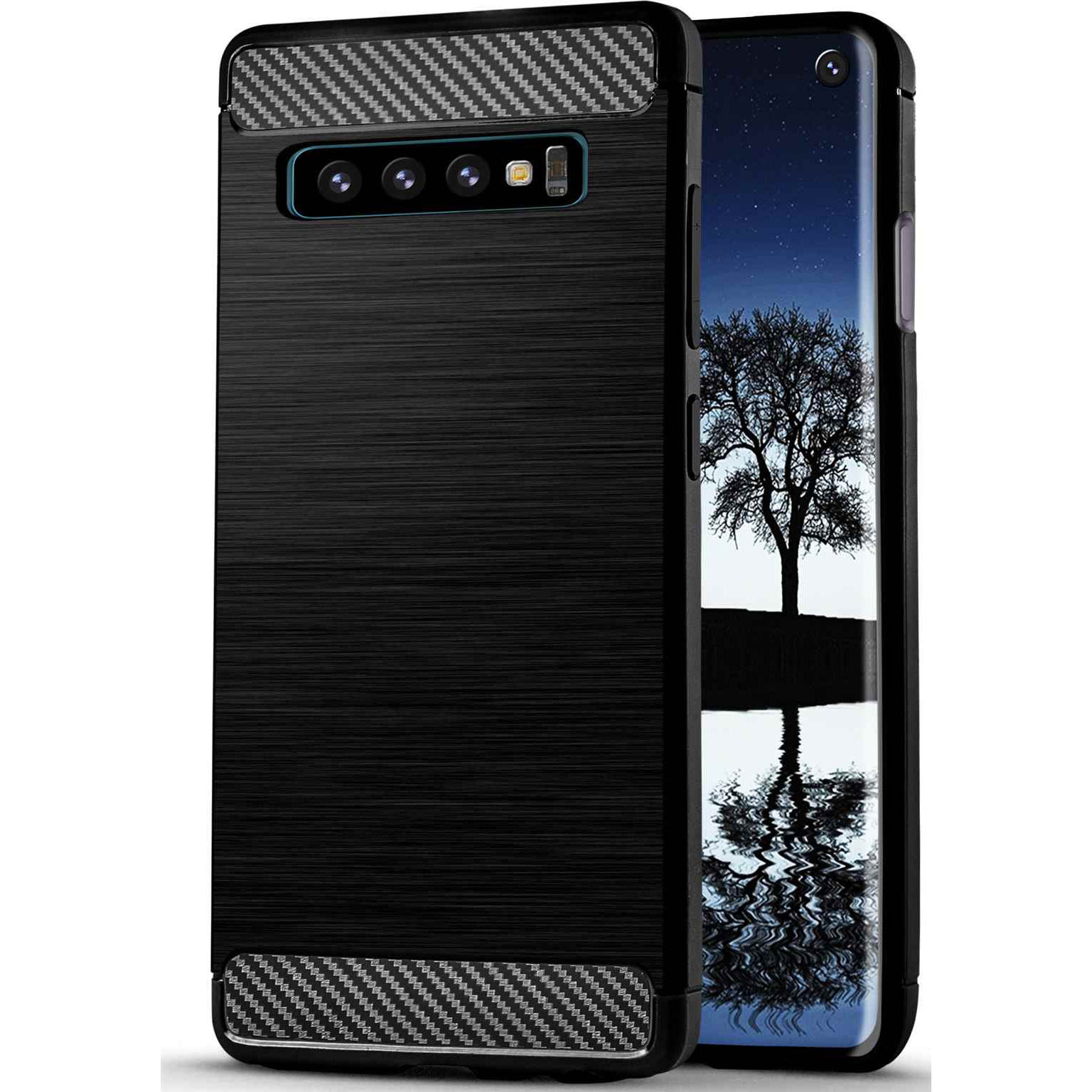 ONEFLOW Shift Case Samsung Galaxy S10 Carbon Optik gebürstet – undefined