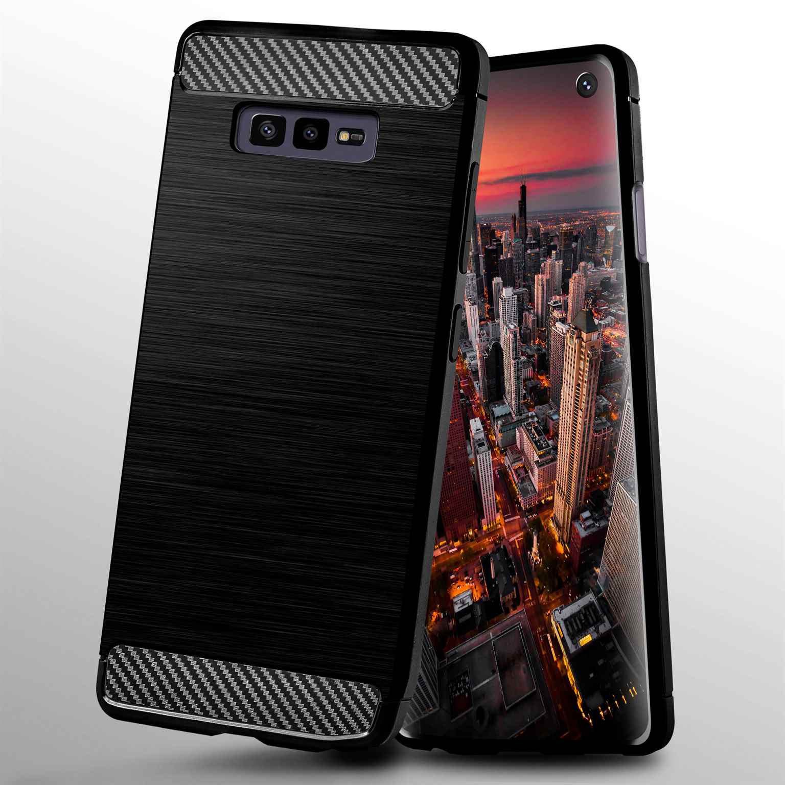 ONEFLOW Shift Case Samsung Galaxy S10e Carbon Optik gebürstet – Weiteres Produktbild 5