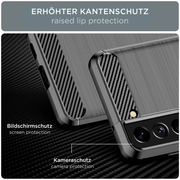 ONEFLOW Shift Case Samsung Galaxy S21 FE 5G Carbon Optik gebürstet – Weiteres Produktbild 2 ONEFLOW Shift Case Samsung Galaxy S21 FE 5G Carbon Optik gebürstet – Weiteres Produktbild 2