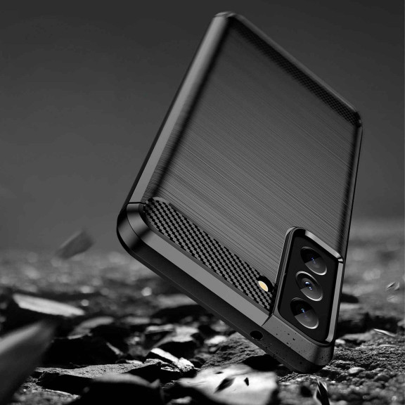 ONEFLOW Shift Case Samsung Galaxy S21 FE 5G Carbon Optik gebürstet – Weiteres Produktbild 3