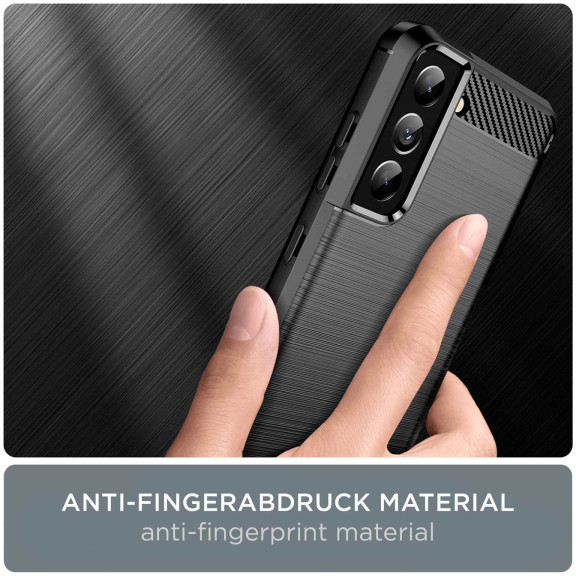 ONEFLOW Shift Case Samsung Galaxy S21 FE 5G Carbon Optik gebürstet – Weiteres Produktbild 4