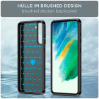 ONEFLOW Shift Case Samsung Galaxy S21 FE 5G Carbon Optik gebürstet – Weiteres Produktbild 6