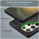 ONEFLOW Shift Case Samsung Galaxy S23 Ultra Carbon Optik gebürstet – Weiteres Produktbild 2