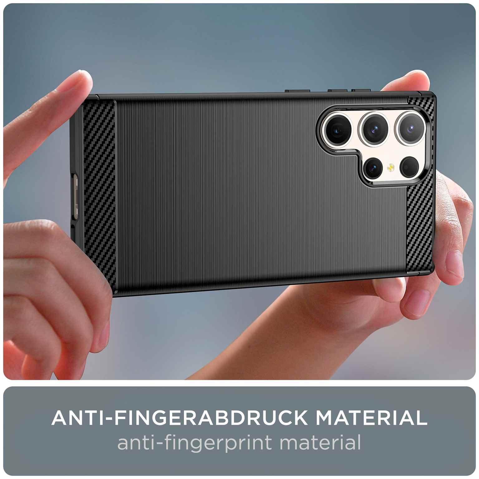 ONEFLOW Shift Case Samsung Galaxy S23 Ultra Carbon Optik gebürstet – Weiteres Produktbild 4 ONEFLOW Shift Case Samsung Galaxy S23 Ultra Carbon Optik gebürstet – Weiteres Produktbild 4