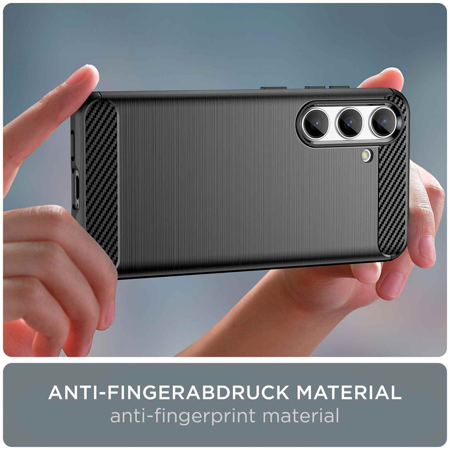 ONEFLOW Shift Case Samsung Galaxy S24 Carbon Optik gebürstet – Weiteres Produktbild 4