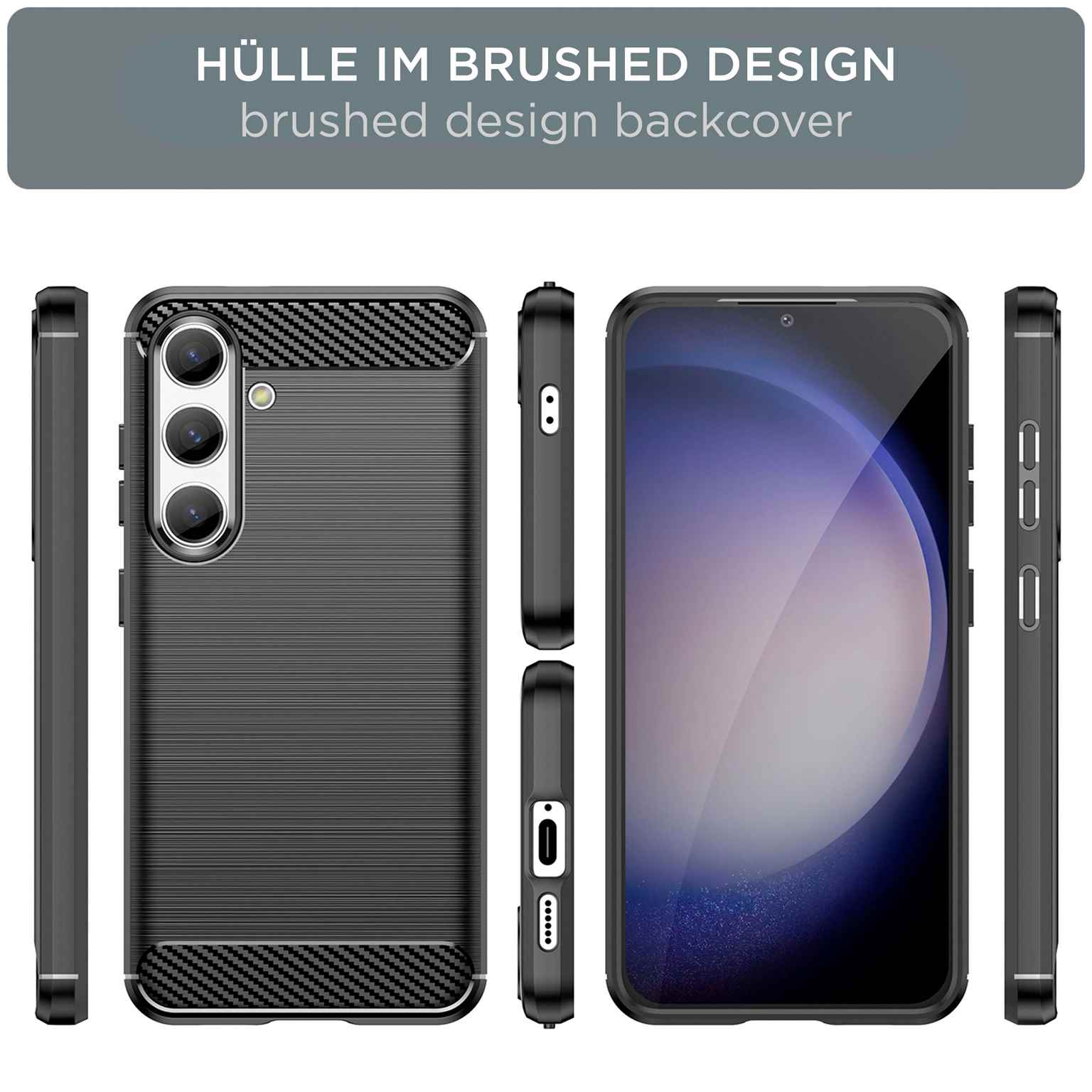 ONEFLOW Shift Case Samsung Galaxy S24 Carbon Optik gebürstet – Weiteres Produktbild 6