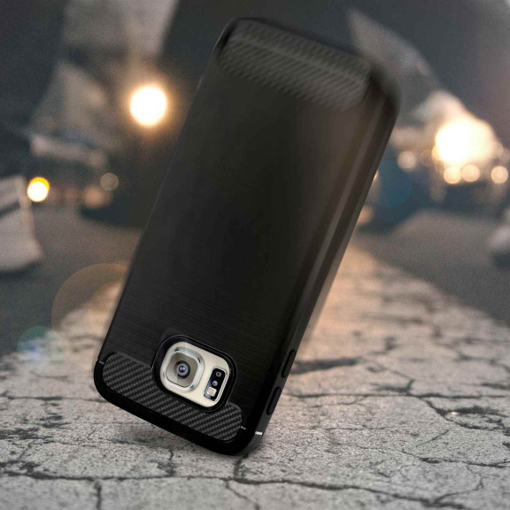 ONEFLOW Shift Case Samsung Galaxy S6 Edge Carbon Optik gebürstet – Weiteres Produktbild 6