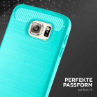 ONEFLOW Shift Case Samsung Galaxy S6 Edge Carbon Optik gebürstet – Weiteres Produktbild 2