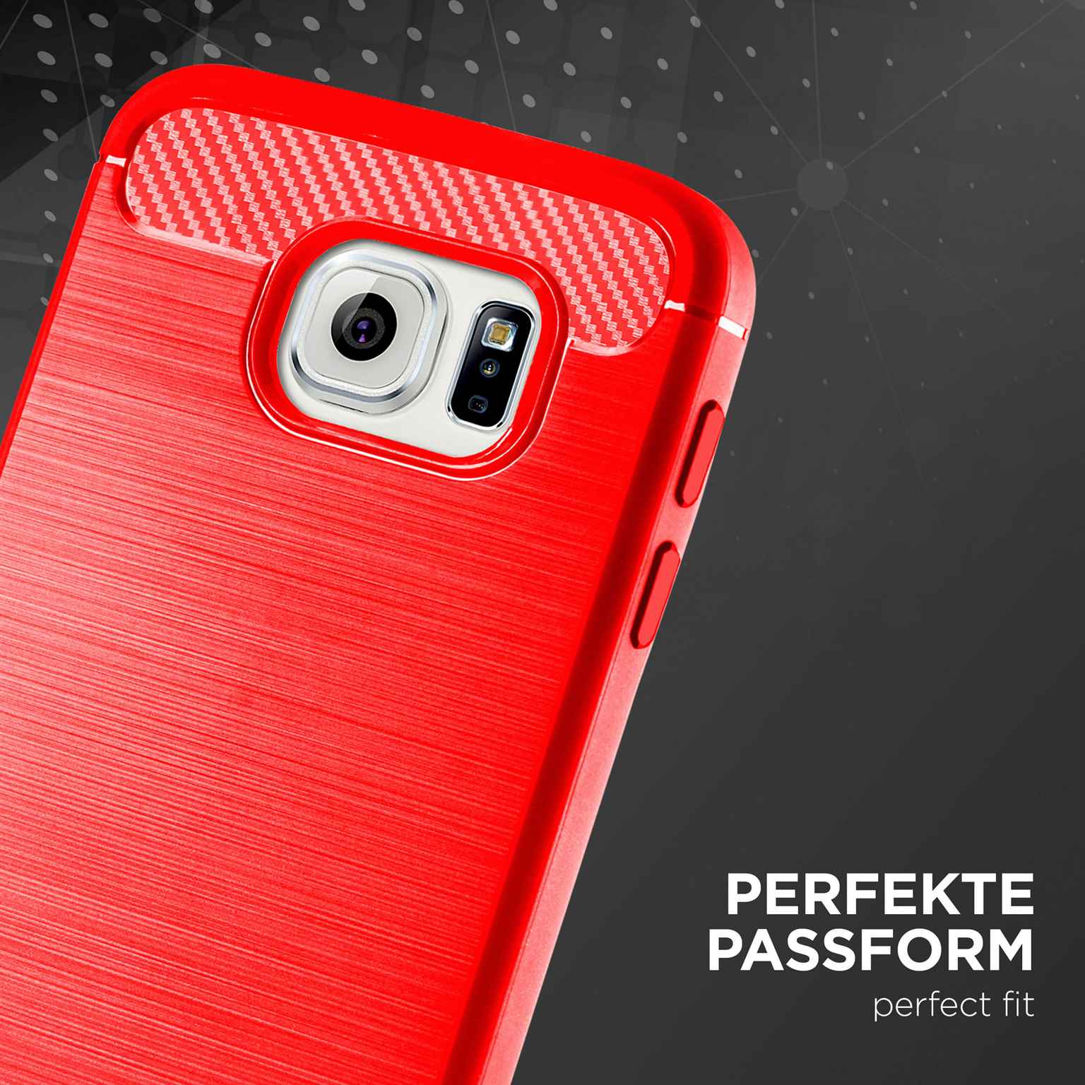 ONEFLOW Shift Case Samsung Galaxy S6 Carbon Optik gebürstet – Weiteres Produktbild 2 ONEFLOW Shift Case Samsung Galaxy S6 Carbon Optik gebürstet – Weiteres Produktbild 2