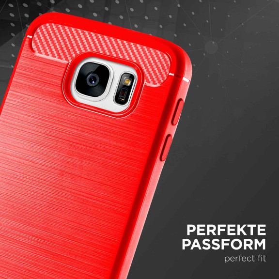 ONEFLOW Shift Case Samsung Galaxy S7 Edge Carbon Optik gebürstet – Weiteres Produktbild 2 ONEFLOW Shift Case Samsung Galaxy S7 Edge Carbon Optik gebürstet – Weiteres Produktbild 2