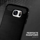 ONEFLOW Shift Case Samsung Galaxy S7 Edge Carbon Optik gebürstet – Weiteres Produktbild 2