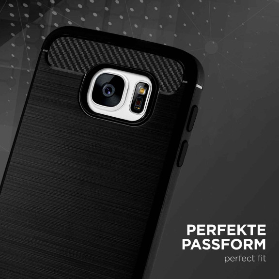 ONEFLOW Shift Case Samsung Galaxy S7 Carbon Optik gebürstet – Weiteres Produktbild 2