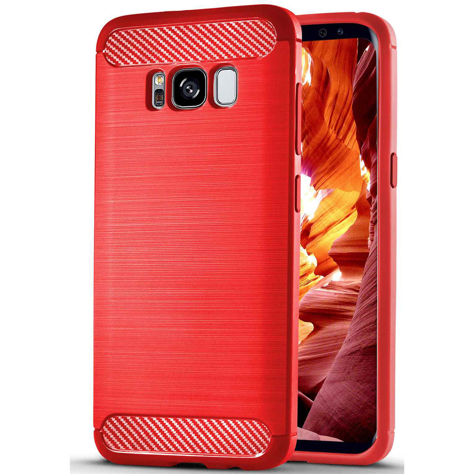ONEFLOW Shift Case Samsung Galaxy S8 Plus Carbon Optik gebürstet Hauptbild