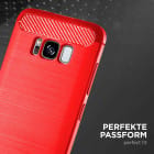 ONEFLOW Shift Case Samsung Galaxy S8 Plus Carbon Optik gebürstet – Produktbild 2